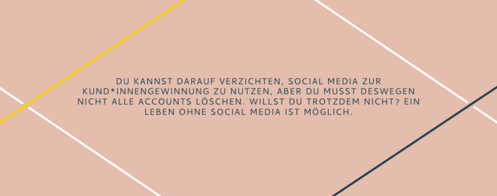 Marketing ohne Social Media